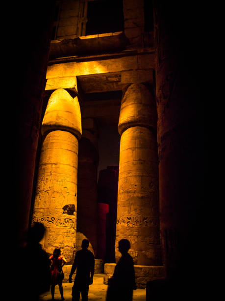 Sound and light show in Karnak Temple.